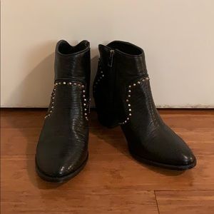 Zadig & Voltaire Black Leather Bootie